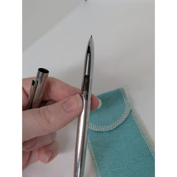 Tiffany and Co. Sterling Silver 925 Pen with Dust Bag Felt Tip - Picture 6 of 6